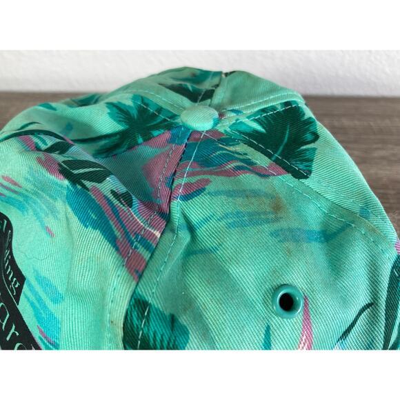 Vintage 1990 MacMillan Bloedel Floral Courtyard Snapback Hat Made in Taiwan - Picture 10 of 13